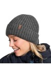 FURTALK Bonnet dhiver à Grosses Mailles avec Doublure en Polaire Chaude Bonnet dhiver pour Femmes Hommes