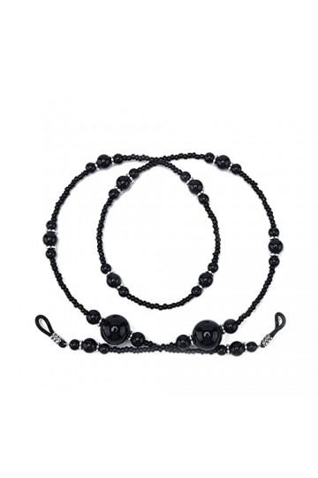 WEPINS Chaînes de Lunettes Longe de Lunettes for Femmes Chaînes de Masque antidérapantes perlées Vintage Cordon de Lunettes é