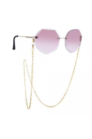 kkjoy Chaîne en acier inoxydable pour lunettes de soleil - Pour homme et femme