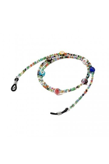 HOOENG Chaînes de Lunettes de Lunettes for Femmes Cordon de Cou perlé coloré chaînes de Porte-Lunettes élégantes
