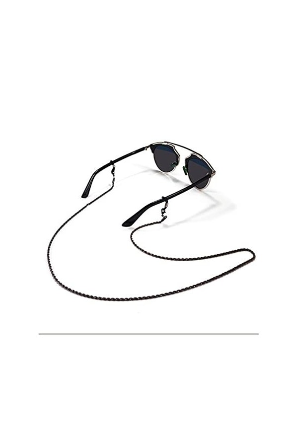 GBPOY Chaîne de Lunettes Balck Balck Chaîne Balck Chaîne Lanière Chaîne Lany Lunettes Lunettes Chaînes Femmes Accessoires Lun