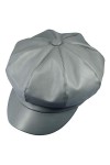 KYEYGWO Béret pour femme, chapeau de boulanger en cuir PU, casquette de cabbie, chapeau dhiver pour femme, 01 - Noir, taille