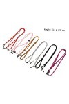 Mikikit 6 Pièces Lanière De Lunettes Réglable Tour De Cou De Lunettes Cordon Ajustable Chaînes De Lunettes Pour Hommes Élasti