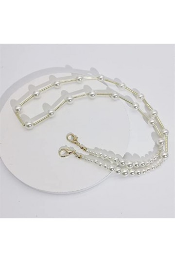 WEPINS Chaînes de Lunettes de Longe for Les chaînes de Masque de Perle de Femmes Cordon de Lunettes de Mode Simple