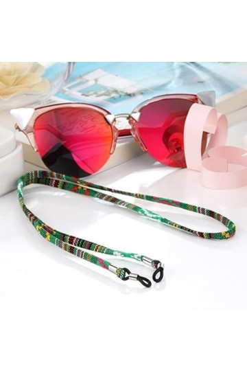 VIRUL Lunettes de Soleil Lunettes de Soleil Coton Cou chaîne Cordon Sangle de retenue Lunettes lanière Titulaire Ethnique Cor