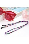 VIRUL Lunettes de Soleil Lunettes de Soleil Coton Cou chaîne Cordon Sangle de retenue Lunettes lanière Titulaire Ethnique Cor