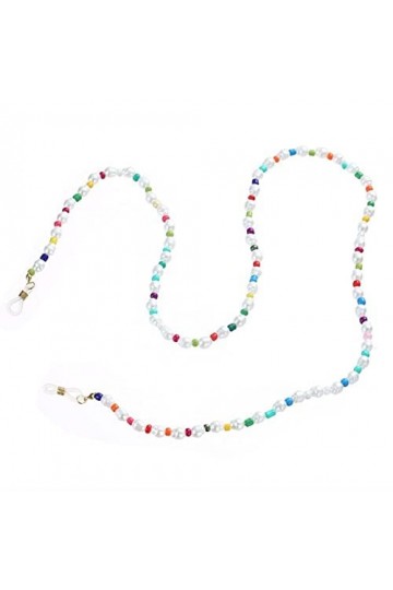 Gyrosphere Lunettes lanière Lunettes chaînes for Femmes coloré perlé Masque lanière élégant Cordon Lunettes chaîne chaîne Tit