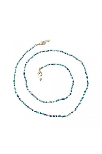 ENLLY Chaînes de Lunettes de Longe for Femmes chaînes de Masque Anti-Perte Simples Cordon de Lunettes élégant Color : Bleu, 