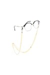 Gyrosphere Lunettes chaînes de Lunettes for Femmes Perle Visage Couvrant lanière Mode Cordon Porte-Lunettes chaînes Color : 