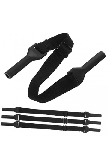 Hemobllo 4 Pièces Réglable Lunettes Cordon Silicone Masque Lanière Lunettes Sangle Masque Titulaire Lanière Sport Lunettes Sa
