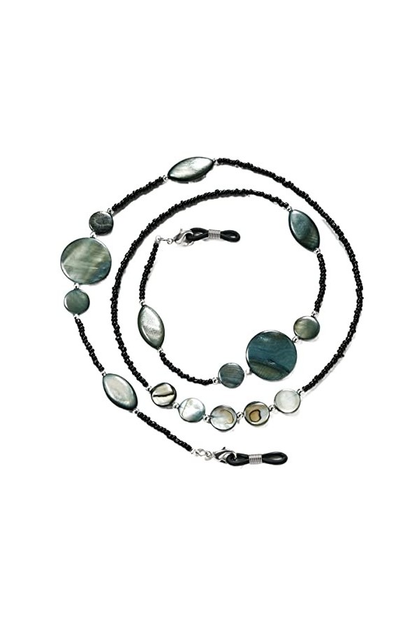 ENLLY Lunettes Chaînes Sangle De Lunettes for Femmes Shell Perlé Lunettes De Retenue Élégant Lunettes Cordon