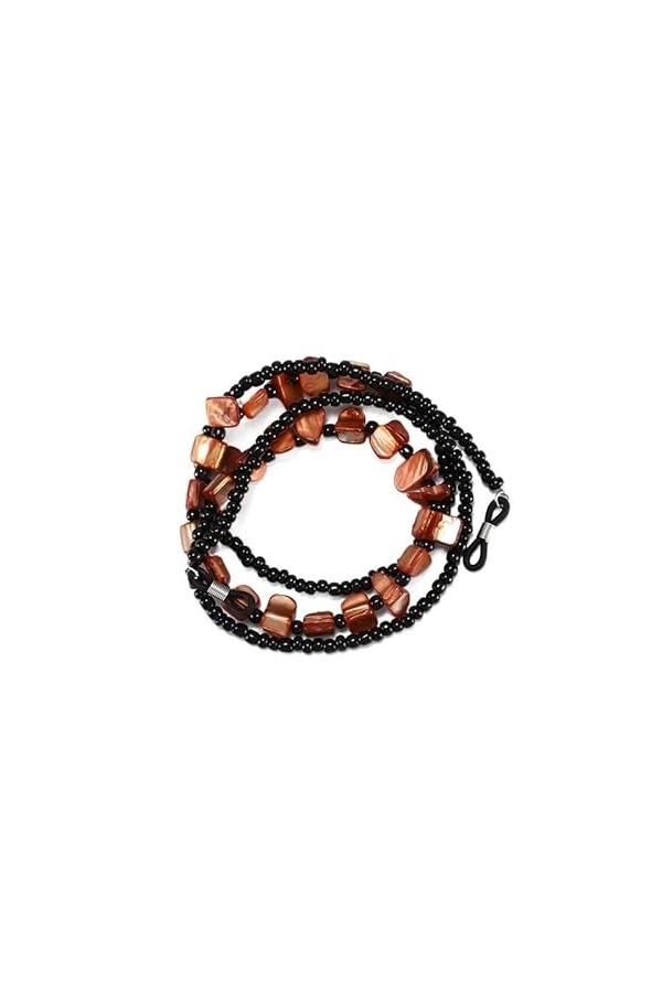 Gyrosphere Sangle Lunettes chaînes for Femmes Perles Lunettes retenue Anti-Perte élégant Support chaînes Lunettes Cordon Col