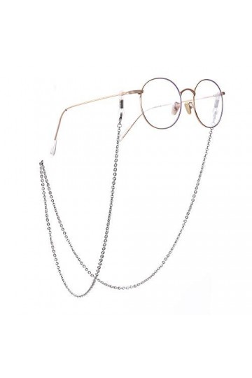 kkjoy Cordon à lunettes en cuivre Porte-lunettes en chaîne ronde creuse Lanières pour masques Chaîne de lunettes de soleil Ac