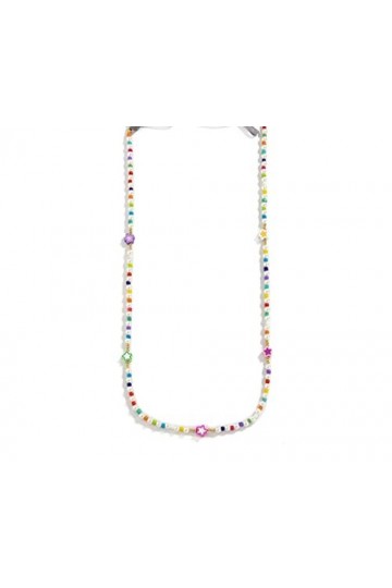 DAVBIR Chaînes de lunettes à lanière pour femmes, chaîne de cou perlée colorée, cordon de lunettes Vintage élégant