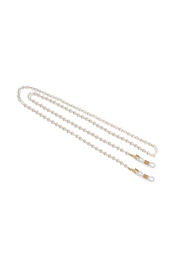 HIJAN Cordon de Lunettes de chaînes for Les Femmes Cordon de Masque de Visage perlé Cordon de Lunettes élégant Color : Rose,