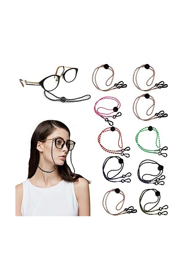 Sunshine smile sangle dextension de crochet doreille,Sangle de cou de couverture de visage portable,cordon de lunettes, san