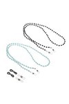 PATIKIL Lot de 2 chaînes de lunettes élégantes pour femme, sangle de lunettes de soleil, support de perles pour la lecture, l
