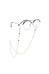 HOOENG Chaînes de Lunettes de Sangle for Femmes Crochets doreille antidérapants et Cordon de Lunettes élégant en Silicone