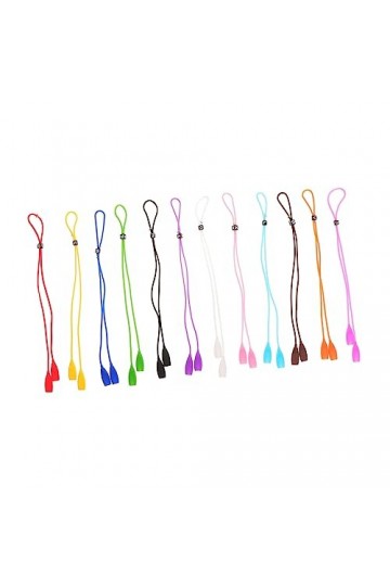Hemobllo 12 Pièces Cordon De Lunettes Support De Retenue De Lunettes De Soleil Réglable Lunettes De Retenue Lunettes Lanière 