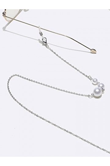 Gyrosphere Lunettes chaînes Lunettes Sangle for Femmes Perle Simple Lunettes retenue Mode Cordon Lunettes chaîne chaîne Titul