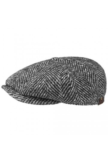 STETSON Casquette Hatteras Femme/Homme - Made in The EU pour lhiver Type Gavroche avec visière, Doublure Automne-Hiver - 54 