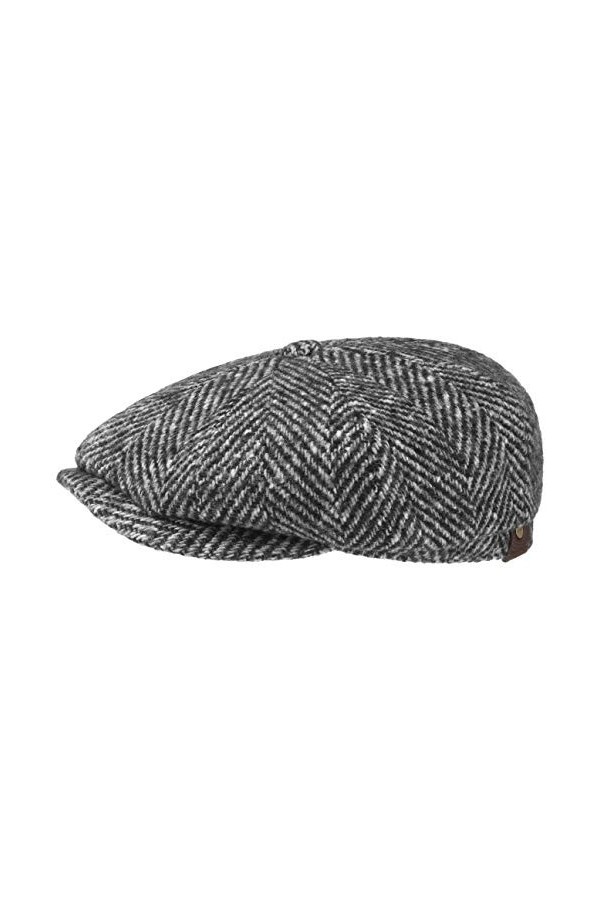 STETSON Casquette Hatteras Femme/Homme - Made in The EU pour lhiver Type Gavroche avec visière, Doublure Automne-Hiver - 54 