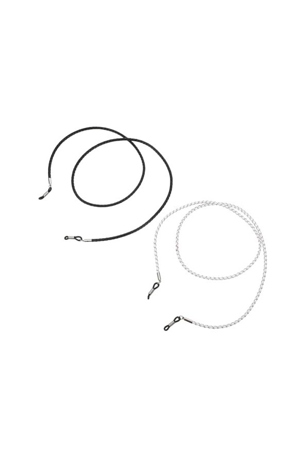 Hemobllo 2 Pièces Lunettes Lanière Chaîne Masque Lunettes De Soleil De Sport Lunettes De Sport Sangle Lunettes De Soleil Avec