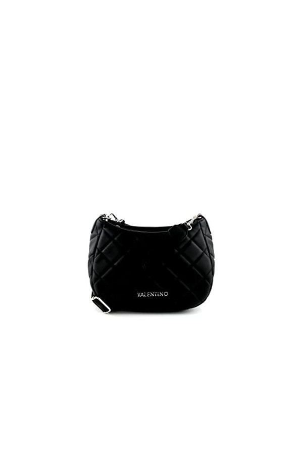 Valentino Ocarina Recycle, Sac Hobo Femme, Nero
