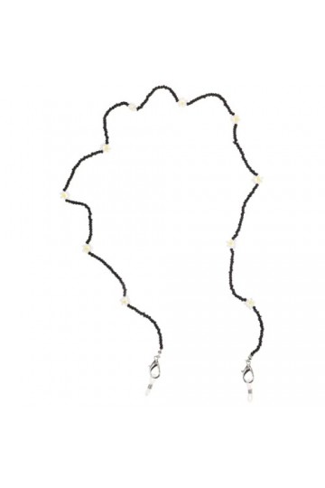 SOIMISS Chaîne De Lunettes De Perles Masques Élastiques Lanière De Lunettes Sangle De Cou Masques De Perles Chaînes Collier D