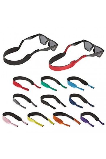 10 Pièces Sangles de Lunettes Flottant Chaînes de Lunettes en Néoprène Lunettes de soleil Support Sangle