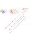 GALPADA 3 Pièces Accessoires De Lunettes Pour Femmes Chaîne De Lunettes Lunettes Sangle Lunettes Cordon Perle Colliers Pour F