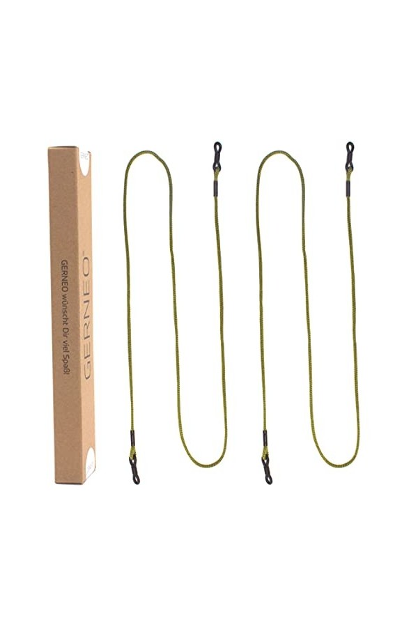 GERNEO® - BERLIN - Cordon à lunettes en tissu de haute qualité - Cordon extra long unisexe pour lunettes de soleil & lunettes