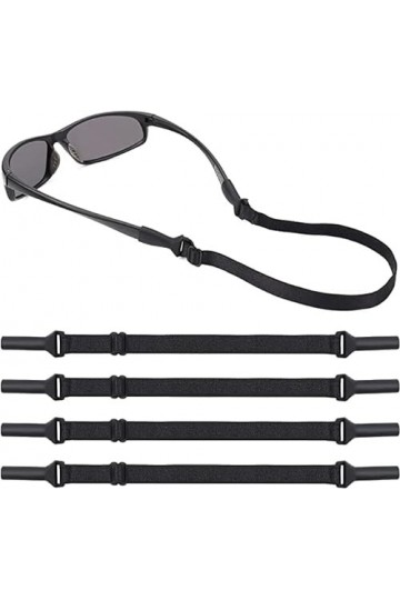 SLEILIN Sangle de lunettes pour homme femme enfant - Support de lunettes réglable - Bandes antidérapantes - Sangle de lunette