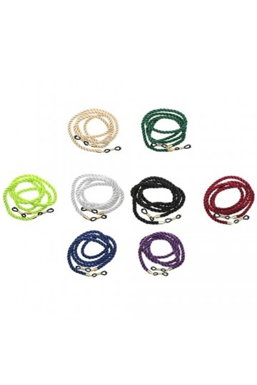Oshhni 8 pièces sangle de lunettes cordon de cou réutilisable léger polyvalent robuste chaînes de support de lunettes sangles