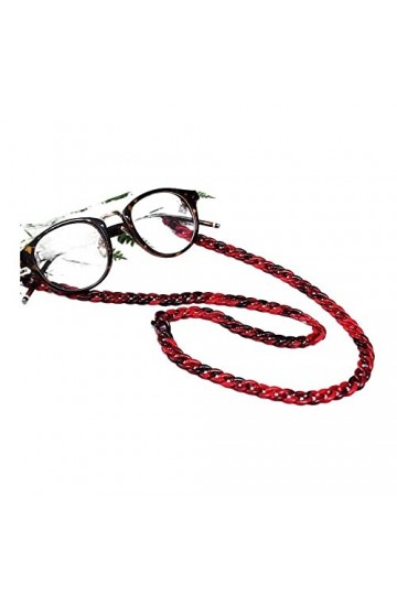 Gyrosphere Lunettes Lunettes Chaînes for Femmes Acrylique Simple Cou Chaîne Masque Chaînes Élégant Lunettes Cordon Color : B