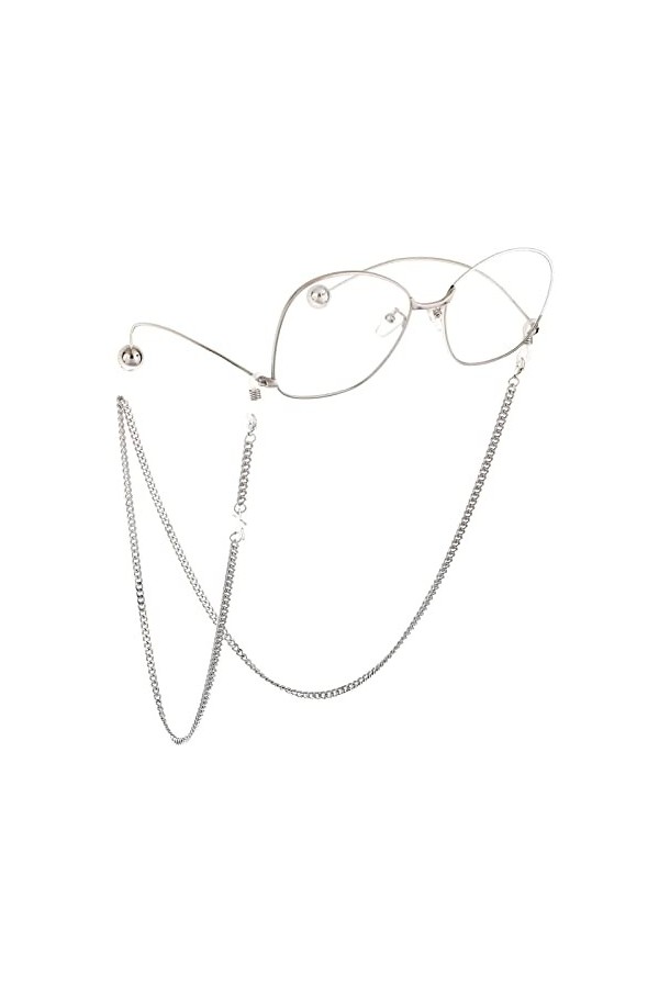 ENLLY Chaînes de Lunettes de Sangle for Femmes chaînes de Masque détoile en métal Simples Cordon de Lunettes élégant Color 
