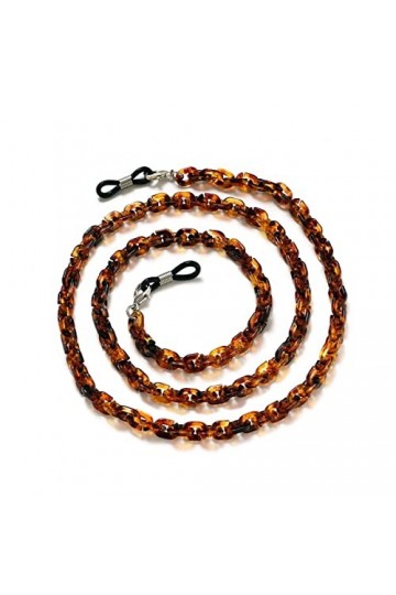 Gyrosphere Lunettes Sangle Lunettes chaînes for Femmes rétro Acrylique Lunettes retenue Mode Titulaire chaînes Lunettes Cordo