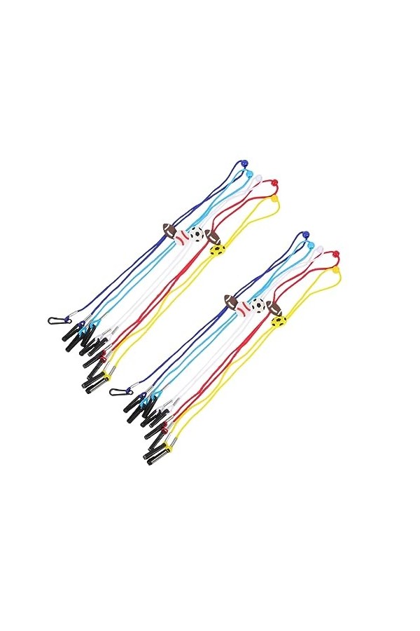 Mikikit 10 Pièces Sangle De Lunettes Pour Enfants Lunettes De Soleil Colorées Chaîne De Lanière De Lunettes Cordon De Lunette