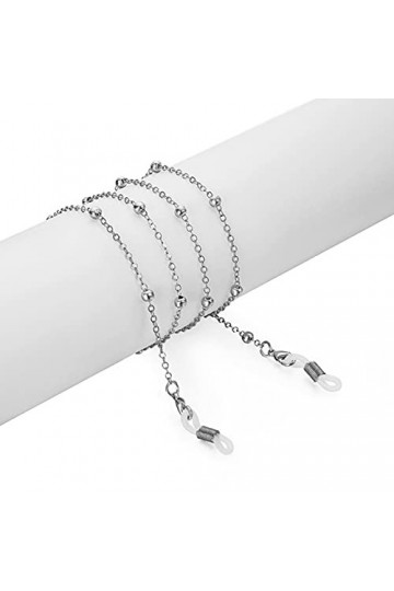 Wsnld chaîne de Lunettes de Lecture pour Femmes élégant Cordons de Perles Lunettes de Soleil Sangle HIC Lunettes Bijoux Acces
