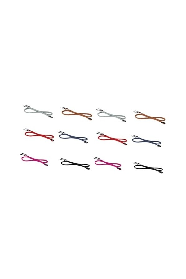 Angoily 12 Pcs Sangle De Lunettes Cordons De Lunettes Antidérapants Lunettes De Sport Lunettes De Soleil Chaîne De De Sport C