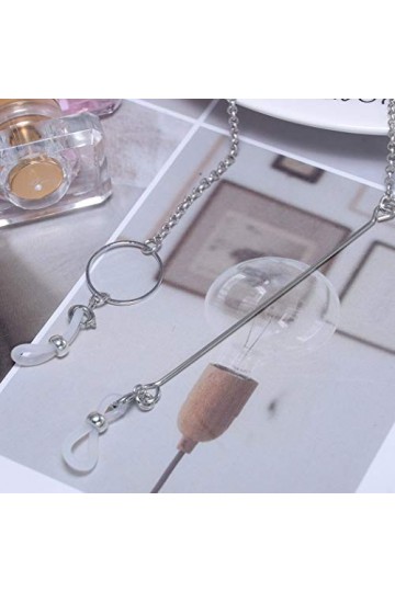 Yienate Bohemia Chaînes de lunettes pour femme – Accessoires de lunettes – Support de sangle de lunettes – Sangle de fixation