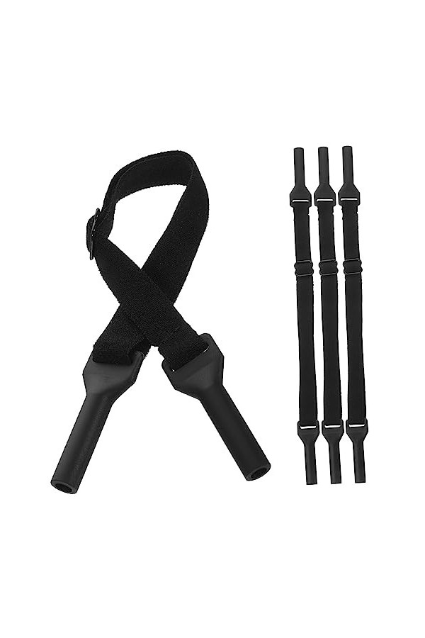 Uonlytech 4 Pièces Cordon De Lunettes Réglable Lanière De Lunettes Réglable Autour Du Cou Porte-Masque Lanière Sangle De Lune