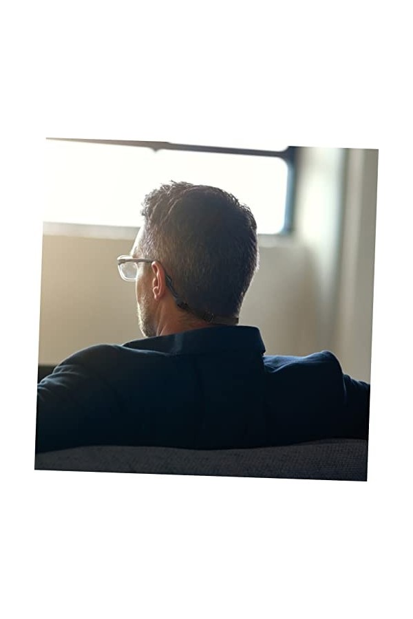 Uonlytech 4 Pièces Cordon De Lunettes Réglable Lanière De Lunettes Réglable Autour Du Cou Porte-Masque Lanière Sangle De Lune