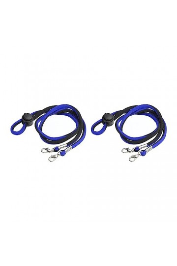 sourcing map Lot de 2 cordons de support de lunettes de soleil de 71,1 cm autour du cou, chaîne de maintien de lunettes, cord