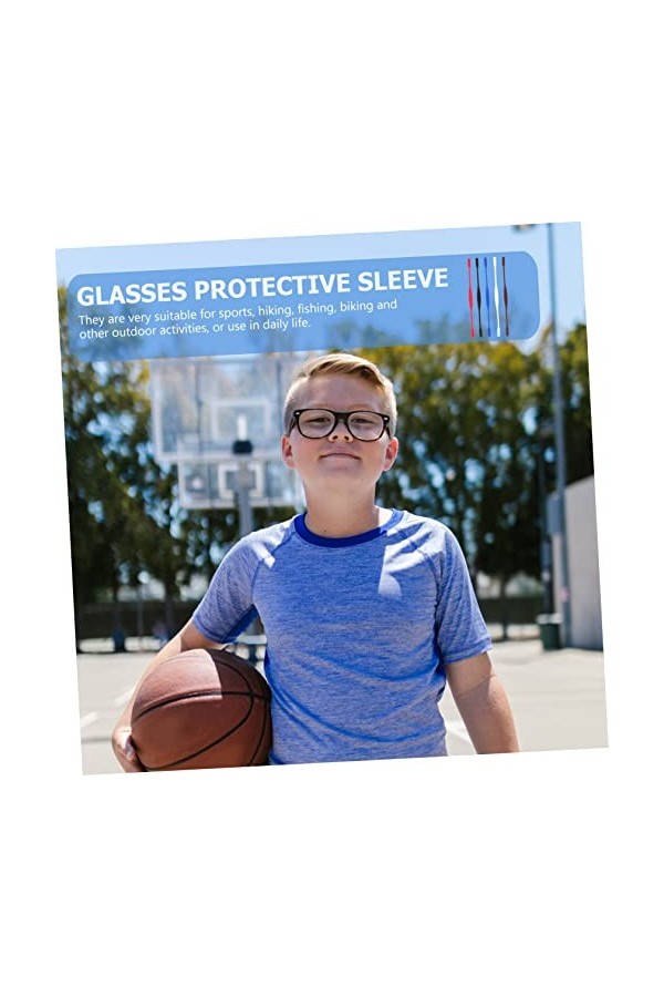 Mikikit 10 Pièces Sangle De Lunettes En Silicone Sangle De Lunettes De Soleil Chaînes Anti-lunettes Cordons De Lanières De Lu