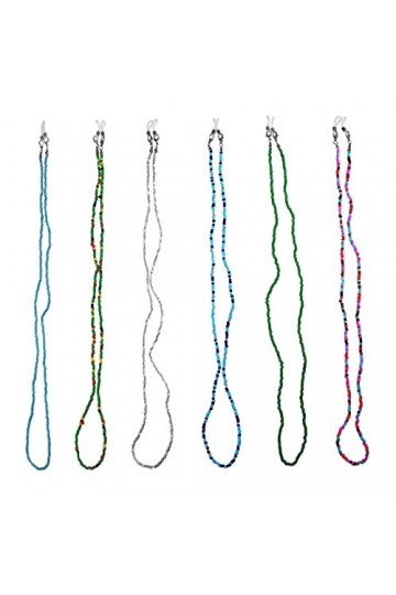 PLAFOPE 6 Pièces Cordon Collier De Lunettes Chaîne De Lunettes Pour Le Sport Collier Porte-lunettes Chaîne De Retenue De Lune