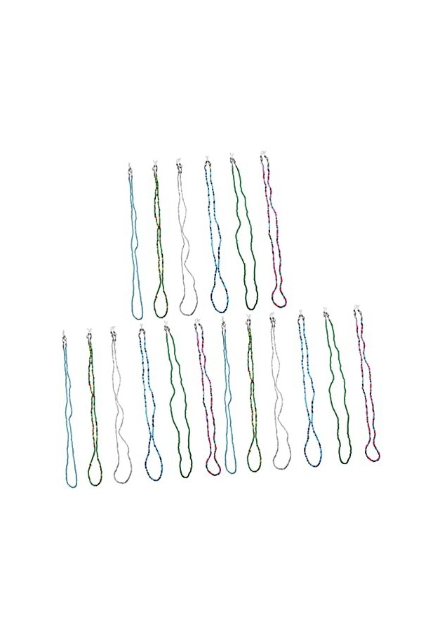 PLAFOPE 6 Pièces Cordon Collier De Lunettes Chaîne De Lunettes Pour Le Sport Collier Porte-lunettes Chaîne De Retenue De Lune