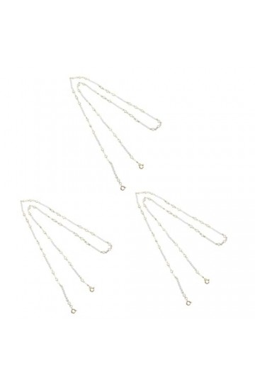 UPKOCH Masque Collier Visage M-Ask Titulaire Visage Couvrant Collier Sangle Visage Couverture Perle Chaîne Perle Déclaration 