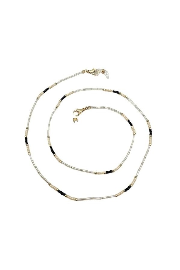 DAVBIR Chaînes de lunettes pour femmes, chaînes de masque Anti-perte simples, sangles de lunettes de soleil élégantes Color 