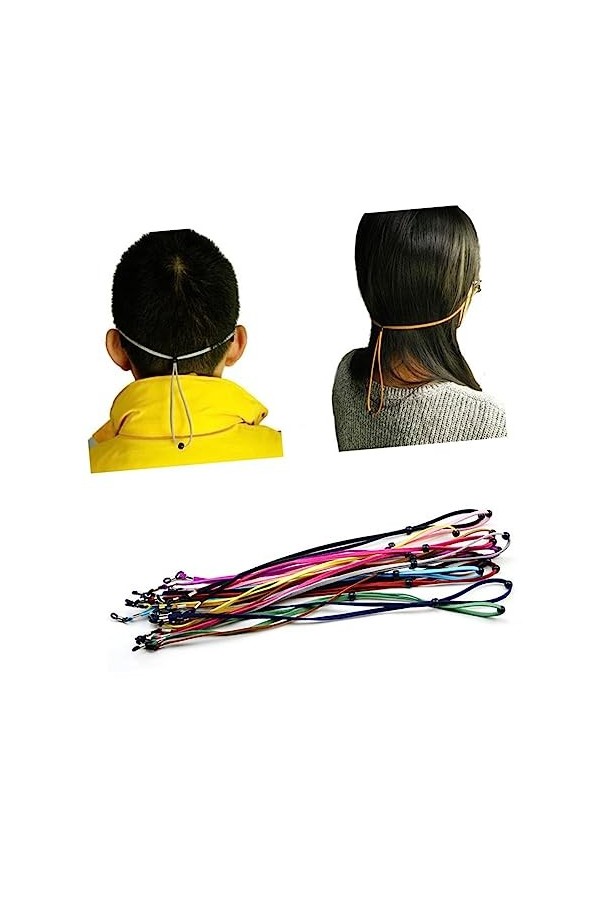 GALPADA 6 Pièces Corde À Lunettes Accessoire Chaîne Perlé Réglable Lunettes Porte-Lunettes Chaîne Lanière Lunettes Pour Femme